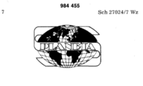 PLANETA Logo (DPMA, 23.03.1978)