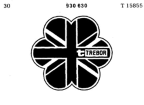 tTREBOR Logo (DPMA, 29.08.1973)