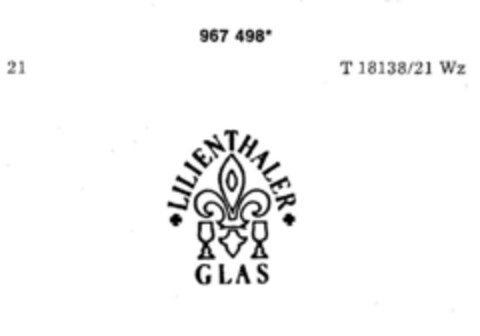 LILIENTHALER GLAS Logo (DPMA, 10/12/1977)