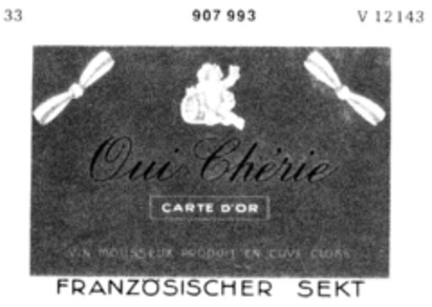 Oui Chérie Logo (DPMA, 04.02.1969)