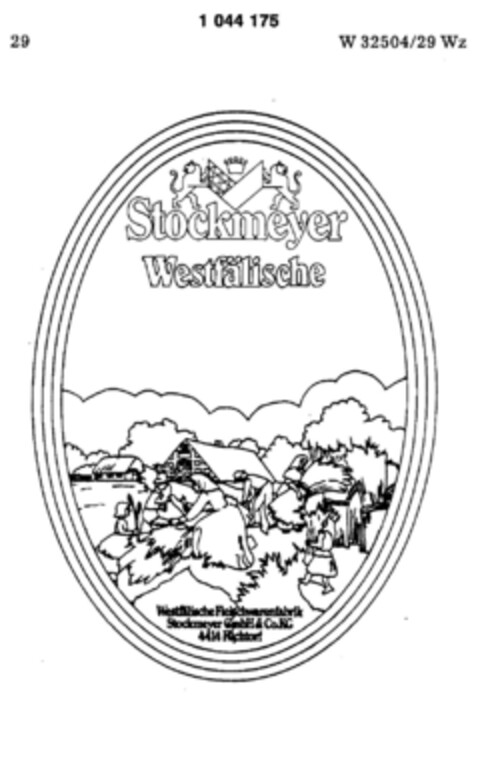 Stockmeyer Westfälische Logo (DPMA, 07.07.1982)
