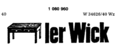 ler Wick Logo (DPMA, 13.11.1984)