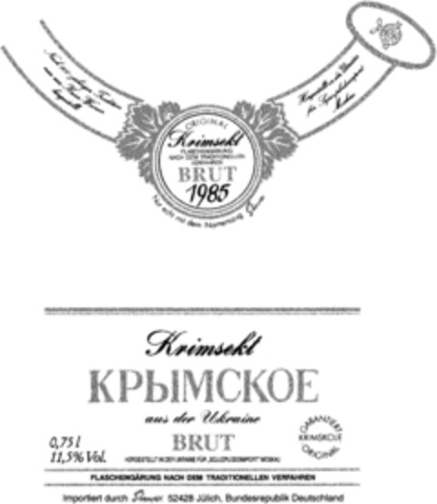 Krimsekt BRUT Simex Logo (DPMA, 24.09.1990)