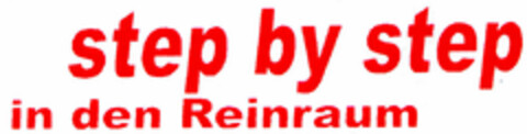 step by step in den Reinraum Logo (DPMA, 07.01.2000)