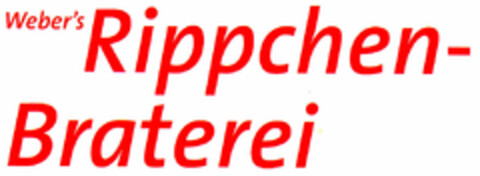 Weber's Rippchen-Braterei Logo (DPMA, 19.07.2001)