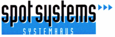 spot systems SYSTEMHAUS Logo (DPMA, 05.11.2001)