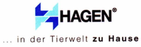 HAGEN ... in der Tierwelt zu Hause Logo (DPMA, 11/30/2001)