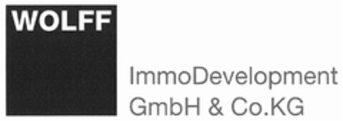 WOLFF ImmoDevelopment GmbH & Co.KG Logo (DPMA, 15.10.2012)