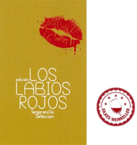 edición LOS LABIOS ROJOS Tempranillo Seleccion SILKES WEINKELLER Logo (DPMA, 07/29/2013)