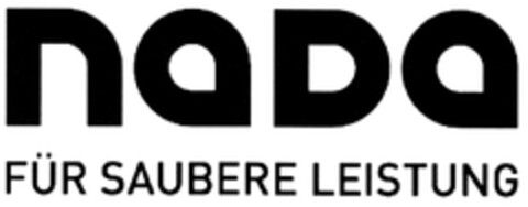 naDa FÜR SAUBERE LEISTUNG Logo (DPMA, 14.01.2014)