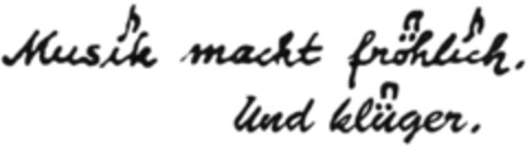 Musik macht fröhlich. Und klüger. Logo (DPMA, 23.01.2015)