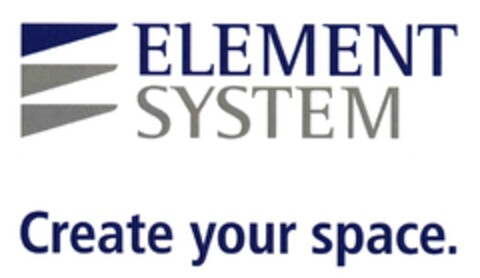 ELEMENT SYSTEM Create your space. Logo (DPMA, 21.05.2015)