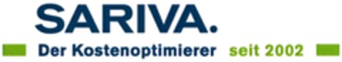 SARIVA. Der Kostenoptimierer seit 2002 Logo (DPMA, 19.08.2016)