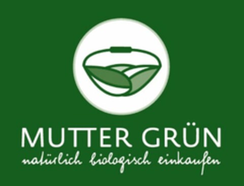MUTTER GRÜN natürlich biologisch einkaufen Logo (DPMA, 22.11.2018)