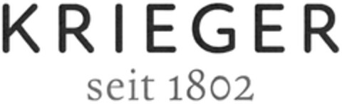 KRIEGER seit 1802 Logo (DPMA, 05/21/2024)