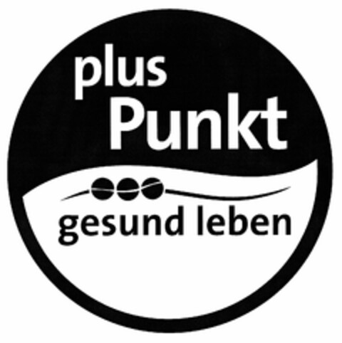 plus Punkt gesund leben Logo (DPMA, 17.08.2005)