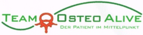 TEAM OSTEO ALIVE DER PATIENT IM MITTELPUNKT Logo (DPMA, 20.06.2006)