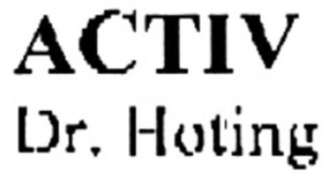 ACTIV Dr. Hoting Logo (DPMA, 10.01.2007)