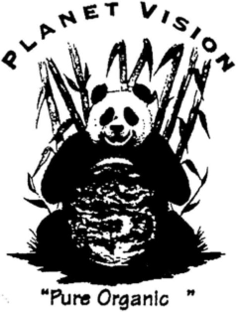 PLANET VISION "Pure Organic" Logo (DPMA, 12/18/1995)