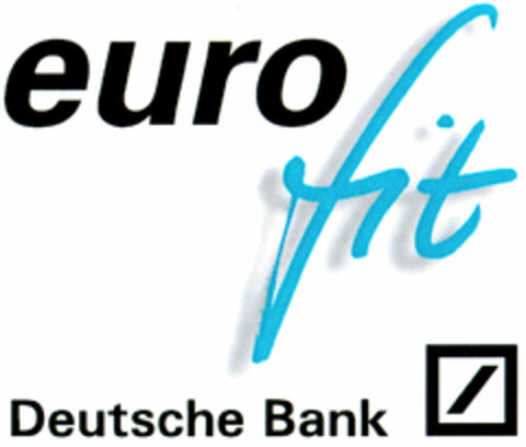 euro fit Deutsche Bank Logo (DPMA, 18.07.1996)