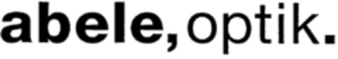 abele, optik. Logo (DPMA, 25.07.1996)