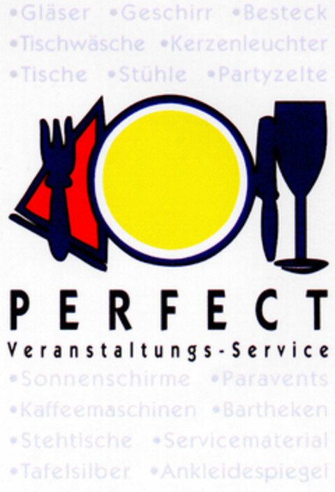 PERFECT Veranstaltungs-Service Logo (DPMA, 13.03.1999)