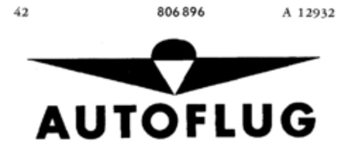 AUTOFLUG Logo (DPMA, 02.03.1963)