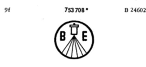 BE Logo (DPMA, 12.04.1961)