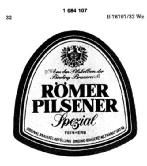 RÖMER PILSENER Spezial Logo (DPMA, 03/26/1985)