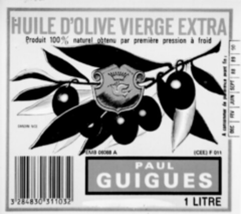 PAUL GUIGUES Logo (DPMA, 14.06.1991)