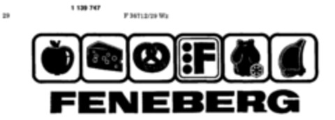 FENEBERG Logo (DPMA, 13.09.1988)