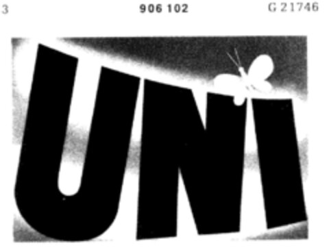 UNI Logo (DPMA, 02.08.1972)