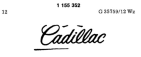 Cadillac Logo (DPMA, 27.07.1988)