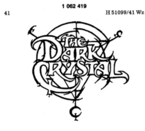 THE DARK CRYSTAL Logo (DPMA, 22.03.1983)