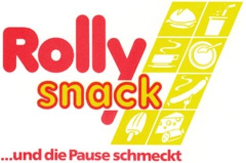 Rolly snack...und die Pause schmeckt Logo (DPMA, 09.09.1983)