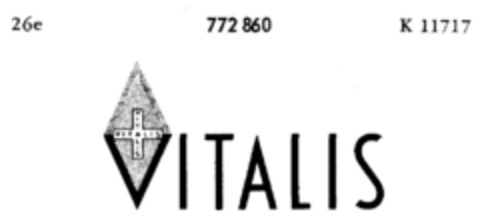 VITALIS Logo (DPMA, 05.04.1956)