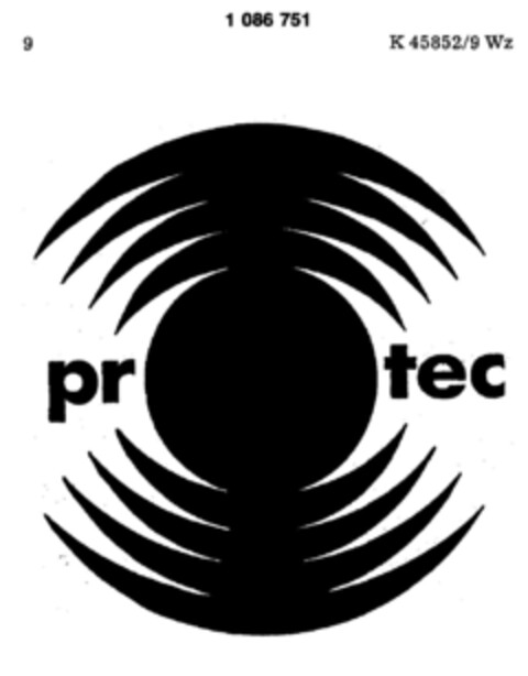 protec Logo (DPMA, 09.06.1983)