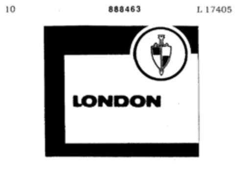 LONDON Logo (DPMA, 03.11.1970)