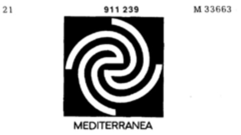 MEDITERRANEA Logo (DPMA, 28.12.1970)