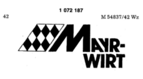 MAYR-WIRT Logo (DPMA, 26.05.1984)