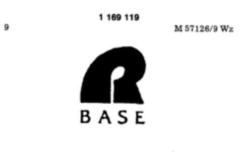 R  B A S E Logo (DPMA, 20.08.1985)