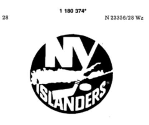 NY ISLANDERS Logo (DPMA, 01.08.1990)
