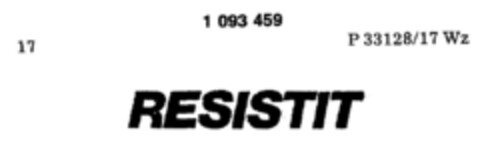 RESISTIT Logo (DPMA, 20.09.1985)