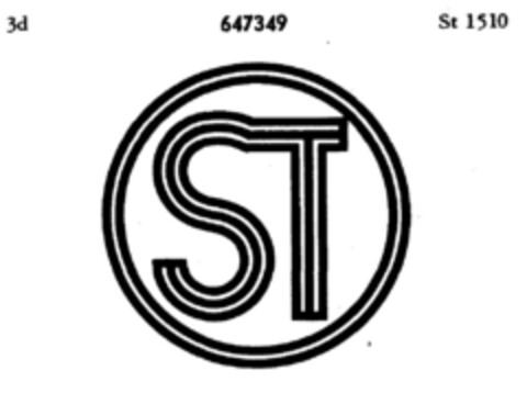 ST Logo (DPMA, 05.12.1952)