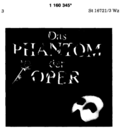 Das PHANTOM der OPER Logo (DPMA, 20.04.1990)