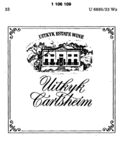 Uitkyk Carlsheim Logo (DPMA, 06/10/1986)