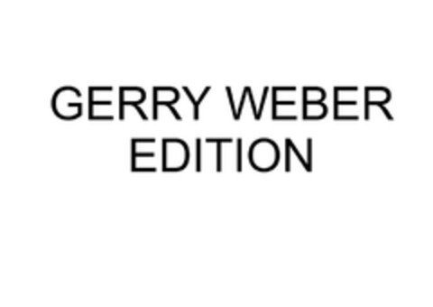 GERRY WEBER EDITION Logo (DPMA, 01.12.2015)