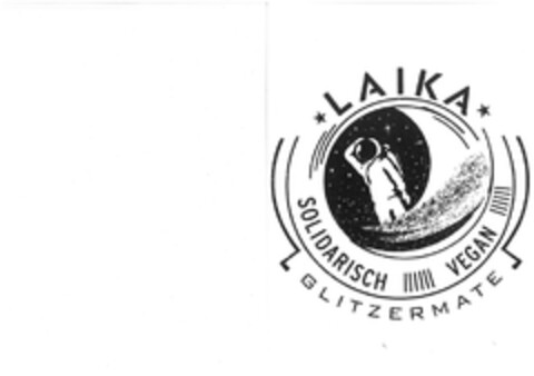 LAIKA SOLIDARISCH VEGAN GLITZERMATE Logo (DPMA, 31.08.2018)