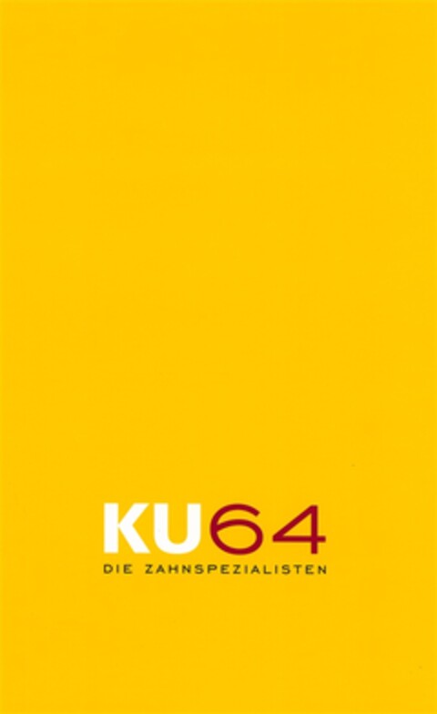 KU64 DIE ZAHNSPEZIALISTEN Logo (DPMA, 24.11.2006)