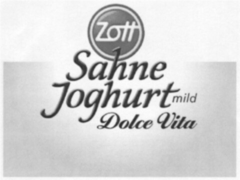 Zott Sahne Joghurt mild Dolce Vita Logo (DPMA, 13.04.2007)